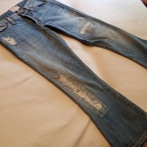 Current Elliott Bootcut Cropped Loved Repair 25